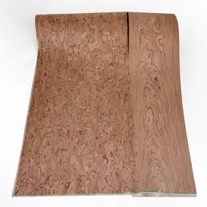 Vunir Veneer kayu mewah menghadap kayu pir kayu lapis untuk panel dinding dekoratif