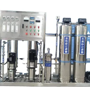 수처리 기계 500 LPH RO 역삼투 물 필터 시스템 수처리 장비