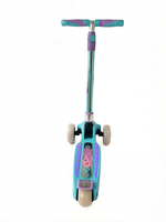 Trottinette pliable à roues LED réglables en hauteur, trottinette pour enfants, 3 roues