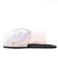 Lampe UV universelle en plastique pour ongles à usage domestique, écran LCD, longueur d'onde 365 nm, 48 W, appareil de durcissement des ongles, base détachable, vente en gros