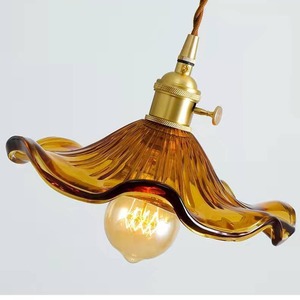 跨境北欧餐厅吧台、橱窗展示、小吊灯、民宿、日式荷叶灯、后现代 - Product Image 3