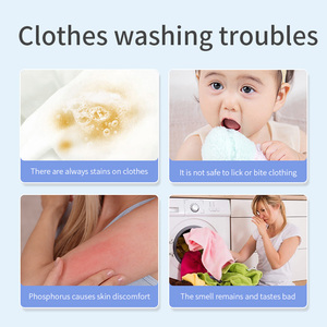 Acción ecológica <span class=keywords><strong>Oxi</strong></span> para bebés, resistente a las manchas, potente blanqueamiento, suave para la piel del bebé - Product Image 3