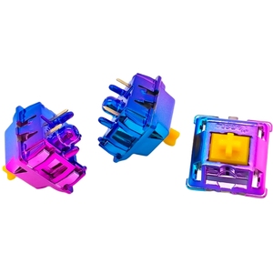 Kim loại tráng đẩy nút chuyển đổi OEM ODM cơ khí bàn phím chuyển đổi POM uhmwpe gốc Nylon nhà ở bàn phím chuyển đổi - Product Image 1