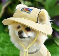 Premium Design Pet Sun Hat Dog Cooling Cap Léger Mesh Protection UV Réglable pour Voyage Plage
