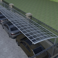 Kit de structure de carport en métal durable avec couverture de toit imperméable, fabriqué en Chine pour la vente en gros et l'importation en vrac