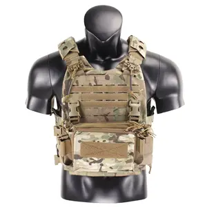 Nhanh chóng phát hành 1000D Durable thiết bị chiến thuật đào tạo tactico tấm tàu sân bay Laser Cut Tactical Armor vest