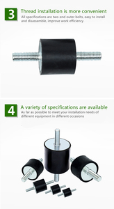 Isolateur de vibrations en caoutchouc de type VV VD DD <span class=keywords><strong>VE</strong></span> DE, amortisseur de chocs cylindrique - Product Image 4