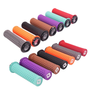 Poignées de guidon de vélo en silicone ODI avec fonction d'auto-verrouillage, amortissantes, antidérapantes, ergonomiques pour BMX DH, en caoutchouc et ruban adhésif - Product Image 1