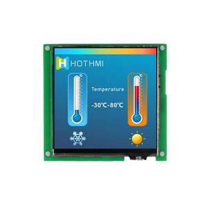 4นิ้ว RS232 UART TFT Display 480x480การกำหนดค่าสคริปต์จอแสดงผลแบบอนุกรมหน้าจอ TFT แบบ Capacitive/Resistive TOUCH สำหรับทางการแพทย์ - Product Image 2
