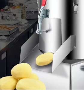 เครื่องล้างและปอกมันฝรั่ง เครื่องหั่นเผือก เครื่องปอกและหั่นมันฝรั่ง เครื่องทำความสะอาดแครอทและมันฝรั่ง งานฝีมือเยอรมัน - Product Image 4