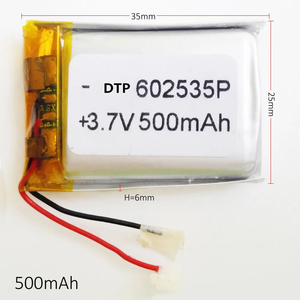 602535 סיטונאי 500 סוללת ליתיום פולימר ליתיום פולימר 3.7v lipo lipo מחזור עמוק נטענת תא לכיס - Product Image 4