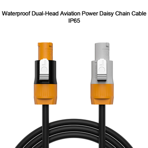 สายไฟเชื่อมต่อแบบเดซี่เชน IP66 สำหรับทุกสภาพอากาศ ความยาว 1-10 เมตร อุปกรณ์เสริมไฟเวทีกันน้ำระดับมืออาชีพ สำหรับงานเทศกาลกลางแจ้ง - Product Image 4