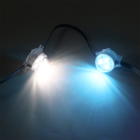Éclairage extérieur permanent CE FCC RoHS 30mm RGBW LED Pixel Puck Light UCS2904 pour Noël, les fêtes, les maisons, les avant-toits et les corniches