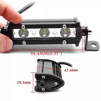 Mini barre d'éclairage de travail pour voiture, DRL Led phare de conduite pour tout-terrain SUV ATV camion véhicules voiture accessoires externes lumières