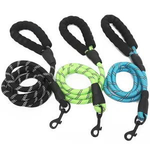 6 FT Strong Dog Leash, Comfortable Padded Handle and Highly Reflective Threads Dog Leashes for Small Medium and Large dogs