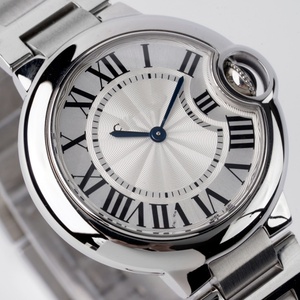 Set di Gioielli di Lusso con Numero di Serie Originale, Orologio da Donna al Quarzo Cartierable 33mm con Cinturino a Sgancio Rapido Balloon - Product Image 3