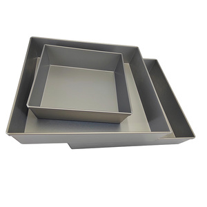 <span class=keywords><strong>Prix</strong></span> compétitif <span class=keywords><strong>Plaque</strong></span> de cuisson pour <span class=keywords><strong>pizza</strong></span> carrée style Detroit anodisée dure 8*8 pouces - Product Image 4