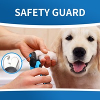 Coupe-ongles et coupe-ongles écologique pour chien en ABS à lumière LED