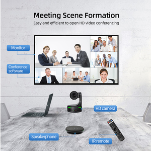 1080P PTZ Webcam ai Powered tự động theo dõi USB live streaming phát thanh truyền hình PTZ hội nghị camera cho Zoom <span class=keywords><strong>Skype</strong></span> hội nghị <span class=keywords><strong>video</strong></span> - Product Image 3