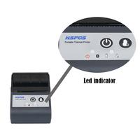 Impresora térmica de recibos de 58mm Impresora portátil de recibos Compatible con impresión en PDF