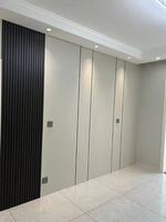 Armoire moderne en bambou écologique pour salon et chambre à coucher, imperméable et ignifuge, installation facile, garantie de 3 ans
