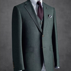 Traje de Hombre Delgado Premium OEM ODM, Traje de Lana para Hombre, Cuello en V para Comodidad Durante Todo el Día - Product Image 2