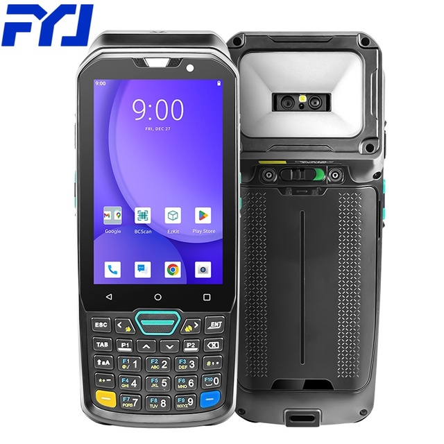 F9824 DPM Fast Charging Rugged Handheld Phone 5100mAh Battery 4G Dustproof Wireless Android 11 Keyboard PDA Machine