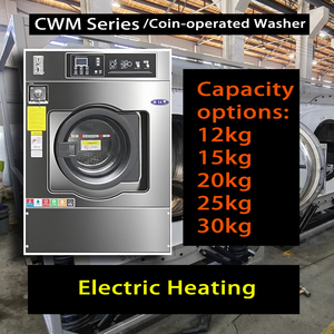 Lavadora-Extractora Comercial de <span class=keywords><strong>Autoservicio</strong></span> OKAIYOU, Operada con Monedas, Vapor Eléctrico, Acero Inoxidable, Botones/Pantalla Táctil - Product Image 4