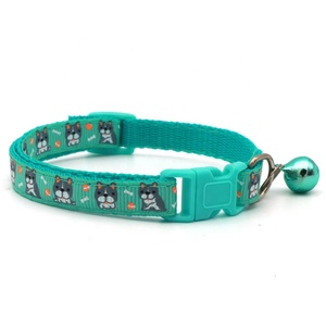 <span class=keywords><strong>Chiot</strong></span> mignon Imprimer Réglable Nylon Courroie Collier Pour <span class=keywords><strong>Chiot</strong></span> Collier Pour Chats Collier Pour Chats Collier Avec Cloche Colar - Product Image 6