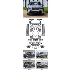 Kit de Carrocería de Alta Calidad para <span class=keywords><strong>BMW</strong></span> X7 G07 2019-2022, Actualización a Kit de Carrocería <span class=keywords><strong>X7M</strong></span> 2023+, Kit de Carrocería, Parachoques Delanteros y Traseros - Product Image 6