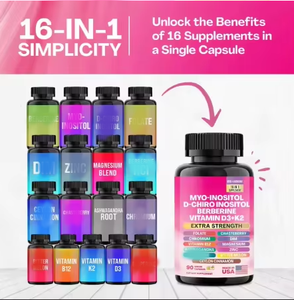 แคปซูลอาหารเสริมสำหรับผู้หญิงไมโอ-โนซิทอลเบอร์เบรีนดี-ชิโนซิทอล - Product Image 5