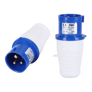 IP44 công nghiệp cắm ZNG-013 vòng cực <span class=keywords><strong>220V</strong></span>/230V/240V 3 pin 16A công nghiệp cắm điện - Product Image 2