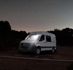 Pare-soleil de fenêtre latérale mercedes-benz Sprinter Van, couverture de fenêtre isolée Oxford épaissie pour van de camping-car - Product Image 6