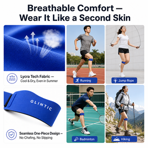 Sangle rotulienne de soutien du genou réglable en silicone antidérapante à compression pour la course, le football, le badminton, la randonnée et la <span class=keywords><strong>corde</strong></span> à <span class=keywords><strong>sauter</strong></span> - Product Image 3
