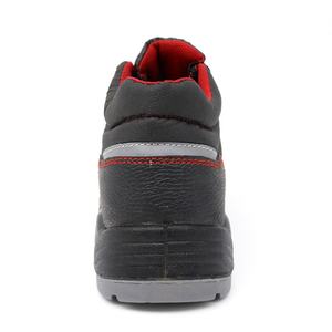 Cuir noir résistant à l'huile anti-dérapant semelle en polyuréthane Anti-crevaison orteil en acier <span class=keywords><strong>S3</strong></span> travail Construction chaussures de <span class=keywords><strong>sécurité</strong></span> pour hommes orteil en acier - Product Image 3