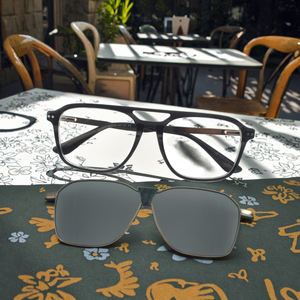 Nuovo Design acetato occhiali ottici da uomo montature retrò acetato occhiali da sole da uomo occhiali da sole da uomo di lusso occhiali da sole uomo - Product Image 6