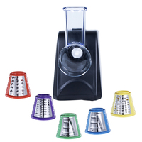 Elektrische Mini Voedselprocessor Plastic 150W Salade Maker Groentensnijder Aardappel Wortel Snijder Komkommer Rasp Huishoudelijk