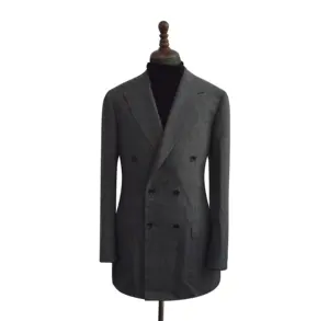 Casual formale sottile OEM MTM turchia di lino casual notch monopetto tasca degli uomini del cappotto