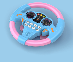 Juguetes Educativos para la Primera Infancia, Simulación Musical, Volante Eléctrico <span class=keywords><strong>con</strong></span> Ventosa para Niños, Volante de Madera - Product Image 2