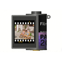 Nouvelle conception, mini caméra numérique de style film, 1080P, collier, mini caméra de poche, jouet pour enfants avec port USB-C