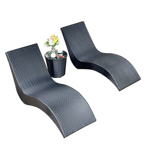 Tumbona Moderna en Forma de S de Metal para Exteriores, Muebles para Balcón, Playa, Piscina y <span class=keywords><strong>Terraza</strong></span> - Product Image 6
