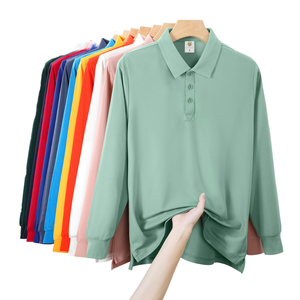 Chemises <span class=keywords><strong>Polo</strong></span> Homme Décontractées de Haute Qualité à Prix Abordable, Manches Longues, Séchage Rapide, Respirantes, Unies ou Imprimées, Idéales pour le Golf et le Sport - Product Image 1
