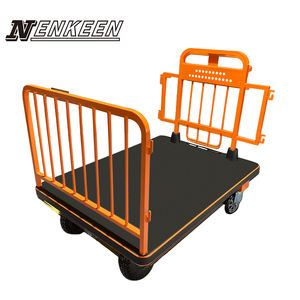 Elektrische Lastdrager 4-wielige Roestvrijstalen <span class=keywords><strong>Platform</strong></span> <span class=keywords><strong>500Kg</strong></span> Oem Industrieel Voor Havenlogistiek & Mijnbouw - Product Image 1