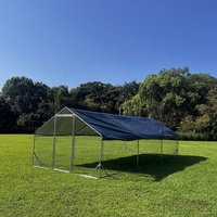 Nouveau grand poulailler extérieur avec enclos pour 20 poulets, maison de volaille de jardin, construction métallique, longue durée de vie