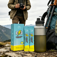 Poudre de boisson électrolytique OEM ODM sous marque privée avec 11 vitamines, 4 minéraux, glucose, taurine, saveur fruit de la passion