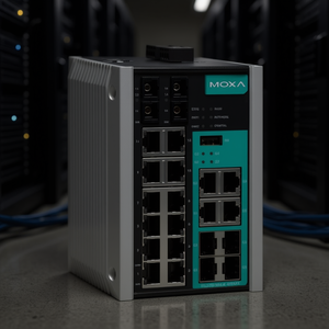 Moxa EDS-518E-MM-SC-4GTXSFP-T กล่องสวิตช์อีเธอร์เน็ตอุตสาหกรรมแบบจัดการได้ 18 พอร์ต รุ่น Gigabit - Product Image 3