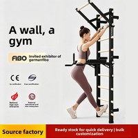 Appareil de fitness multifonctionnel pliable avec cadre en acier pour entraînement en salle, rééducation et exercice à domicile, pour l'escalade des deux épaules