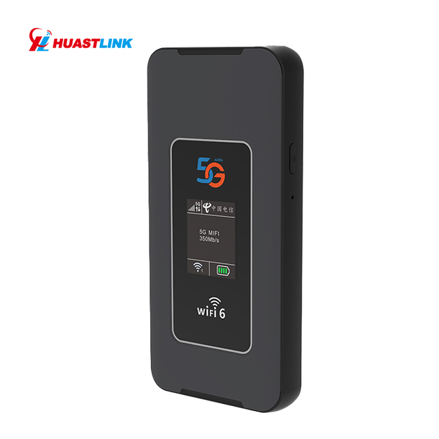 Huastlink 5G LTE Mifi Portable WiFi Router with SIM Card Slot 8000mAh Outdoor Firewall for Laptops