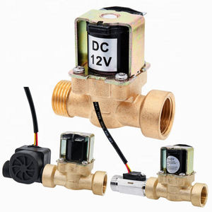 Duurzame Koperen Dn15 Vrouwelijke Naar Mannelijke G1/2 "Water Magneetventielen Messing Magneetventiel 24V Magneetventiel Voor Wasmachine Machine - Product Image 3