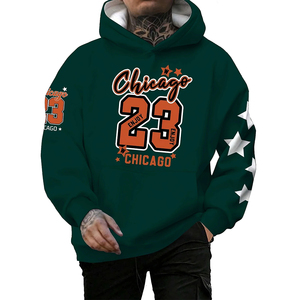 Áo hoodie nam phong cách đường phố họa tiết bộ lạc cổ điển áo sweatshirt thời trang quần áo thường ngày may đo quần áo nam chất liệu dệt kim rộng rãi 2025 - Product Image 2